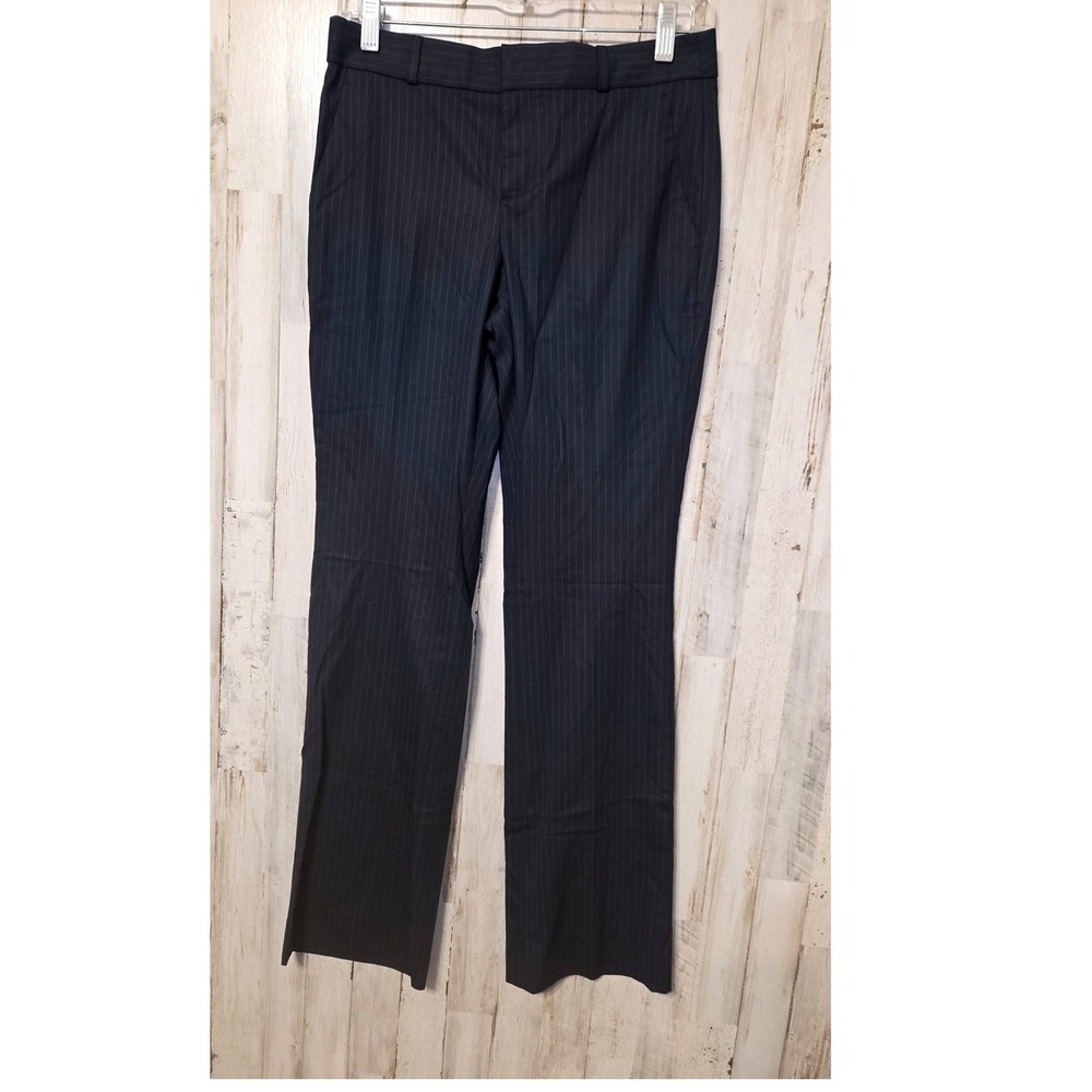 NWT Banana Republic OP stretch Striped LOGAN Mid Rise Trouser Pants Office Work